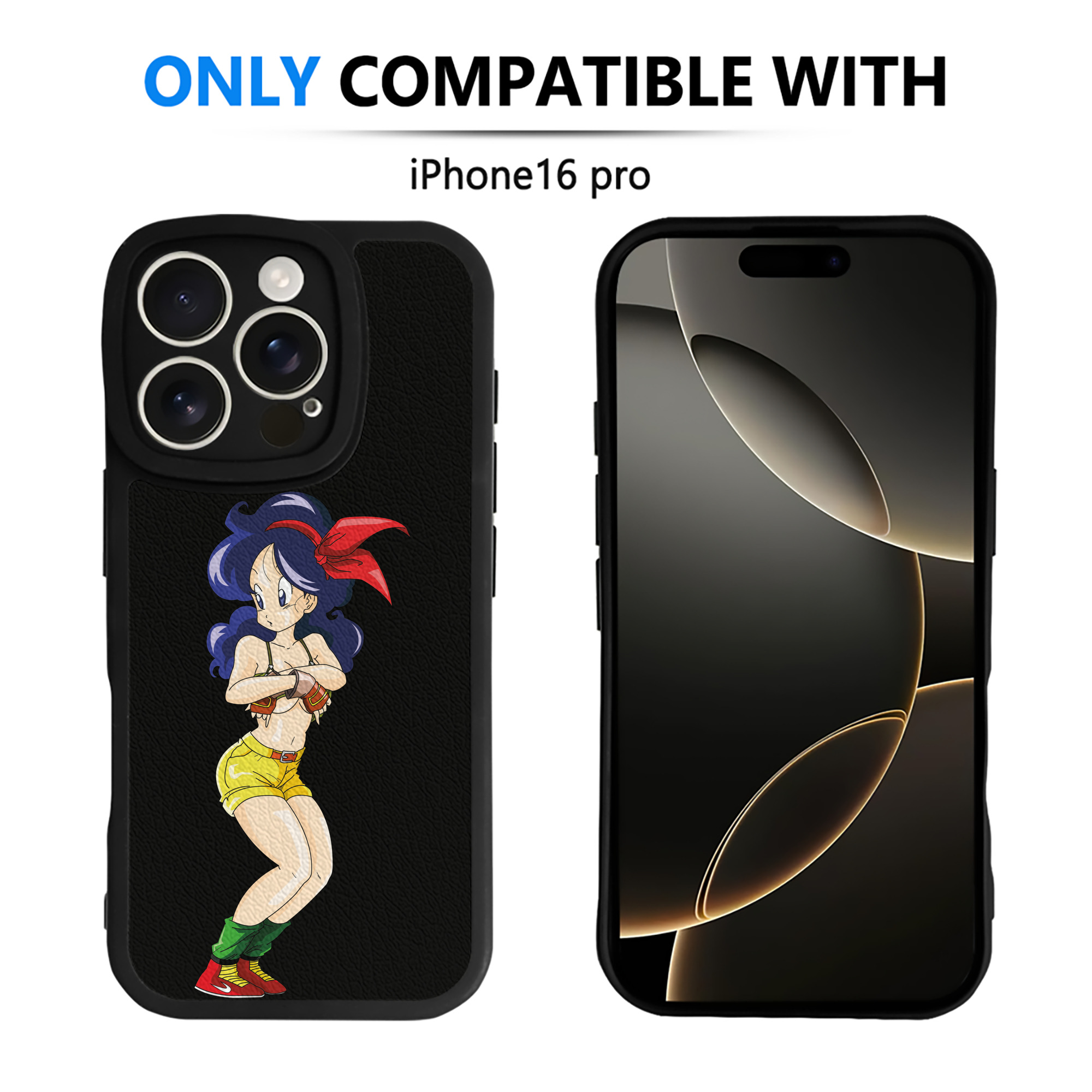 （画像用） ドラゴンボール DRAGON BALL 【iPhone 16シリーズ対応】シリコンスマホケース（レザー調） 材質：シリコン